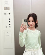［comma］See-through sleeveless tops