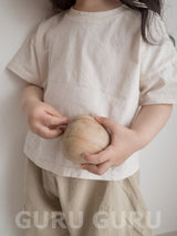 ［guruguru］Shoulder button tee