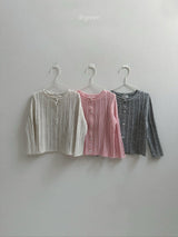 ［digreen］Wiggly rib cardigan (kids)
