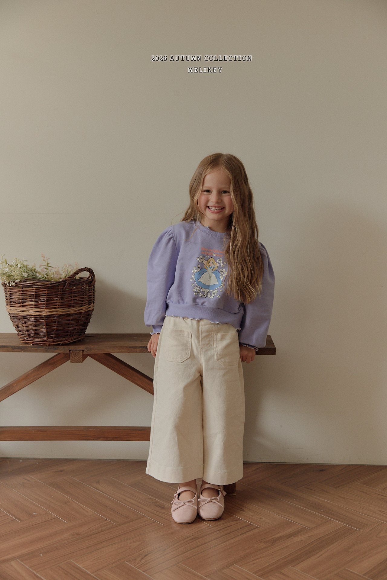 ［Melikey］Cotton wide pants