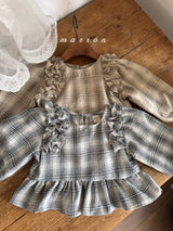 ［marron］Mono frill blouse