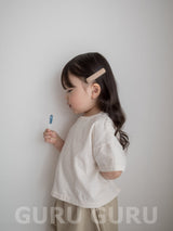 ［guruguru］Shoulder button tee