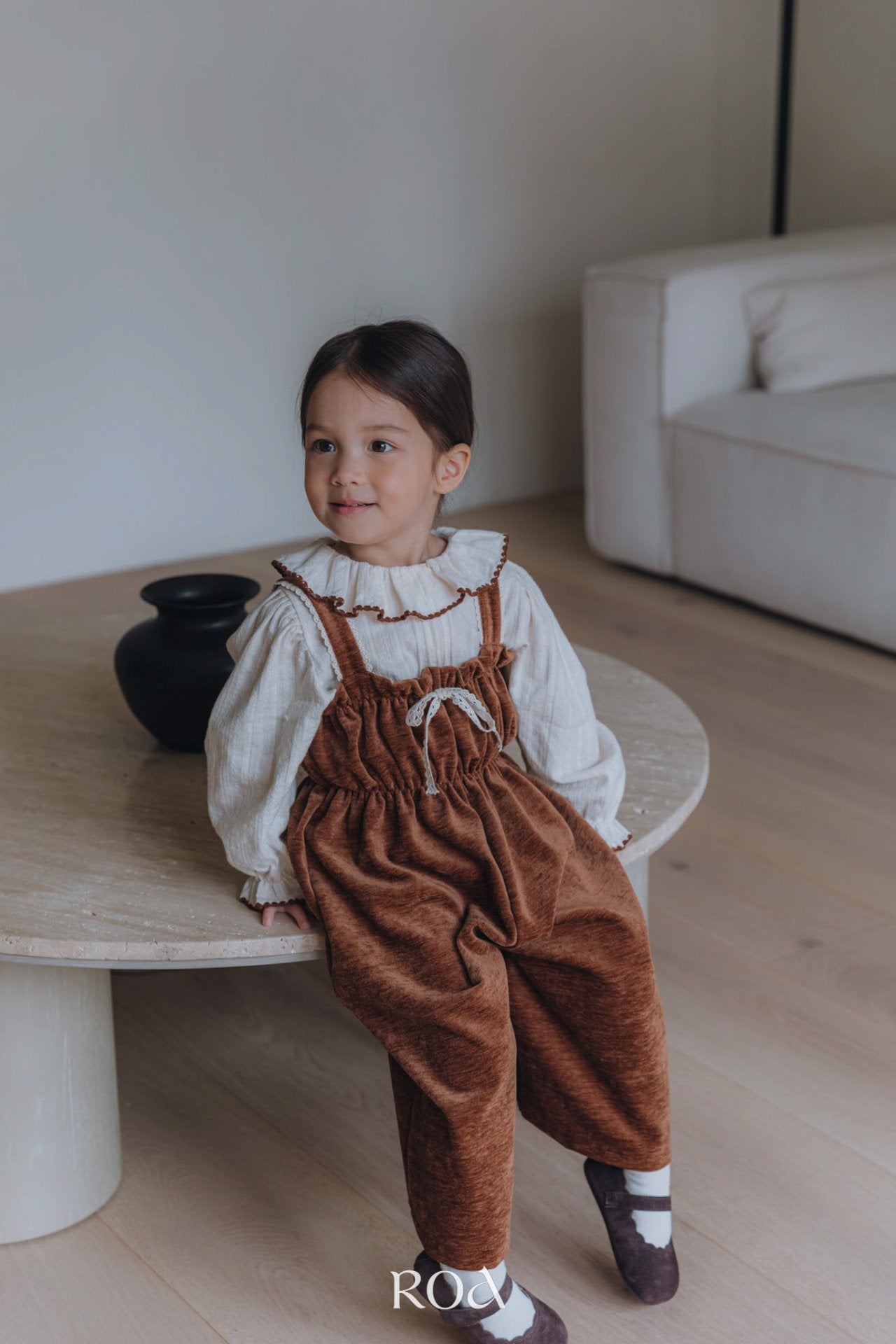 ［ROA］Shirring jumpsuit