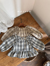 ［marron］Mono frill blouse