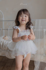 ［OREN］Flora tulle swim wear