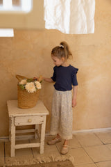 ［perrobebe］Juliette flower pants (beige)