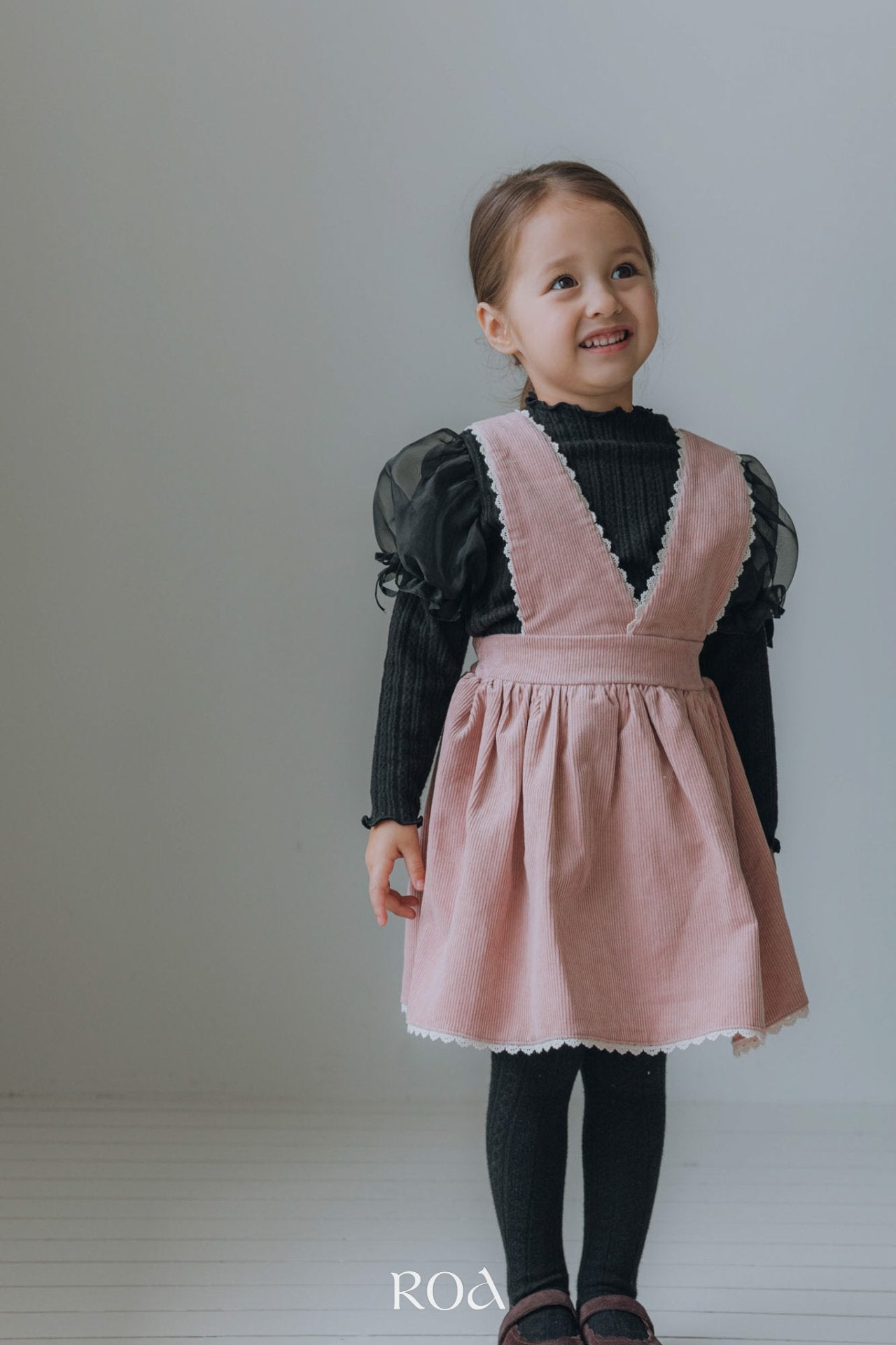 ［ROA］Lace suspender one-piece