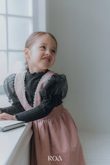 ［ROA］Lace suspender one-piece