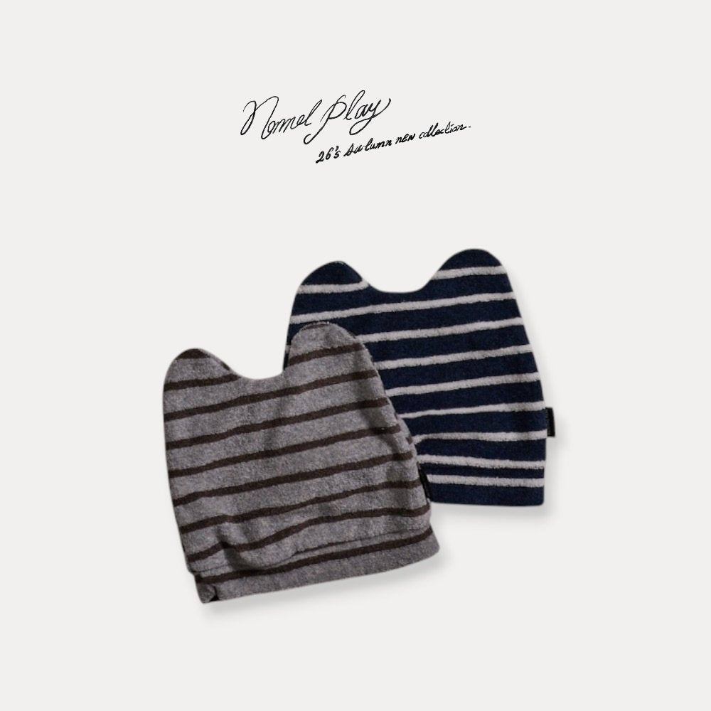 ［normalplay］Melody Stripe Kitty Hat