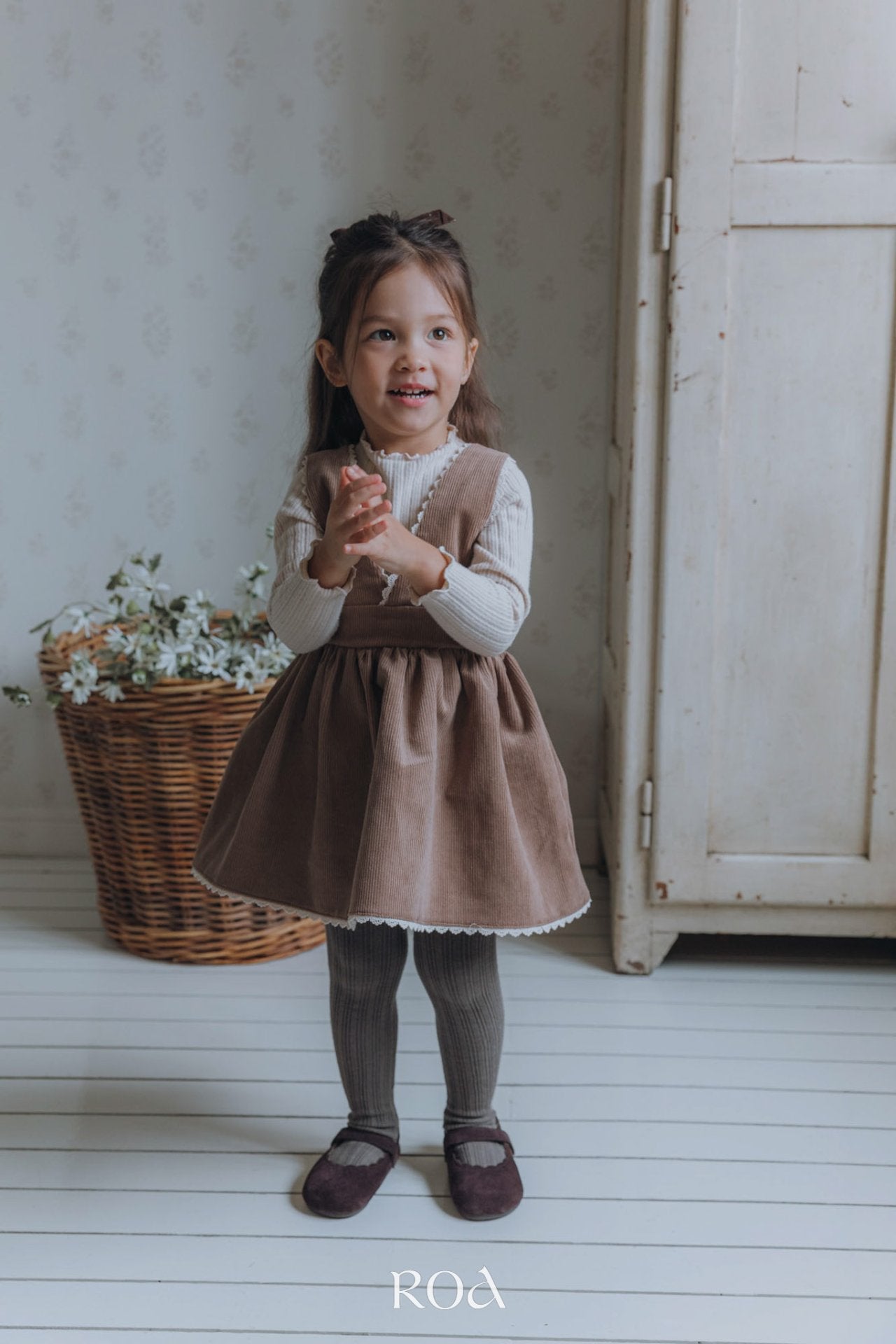 ［ROA］Lace suspender one-piece