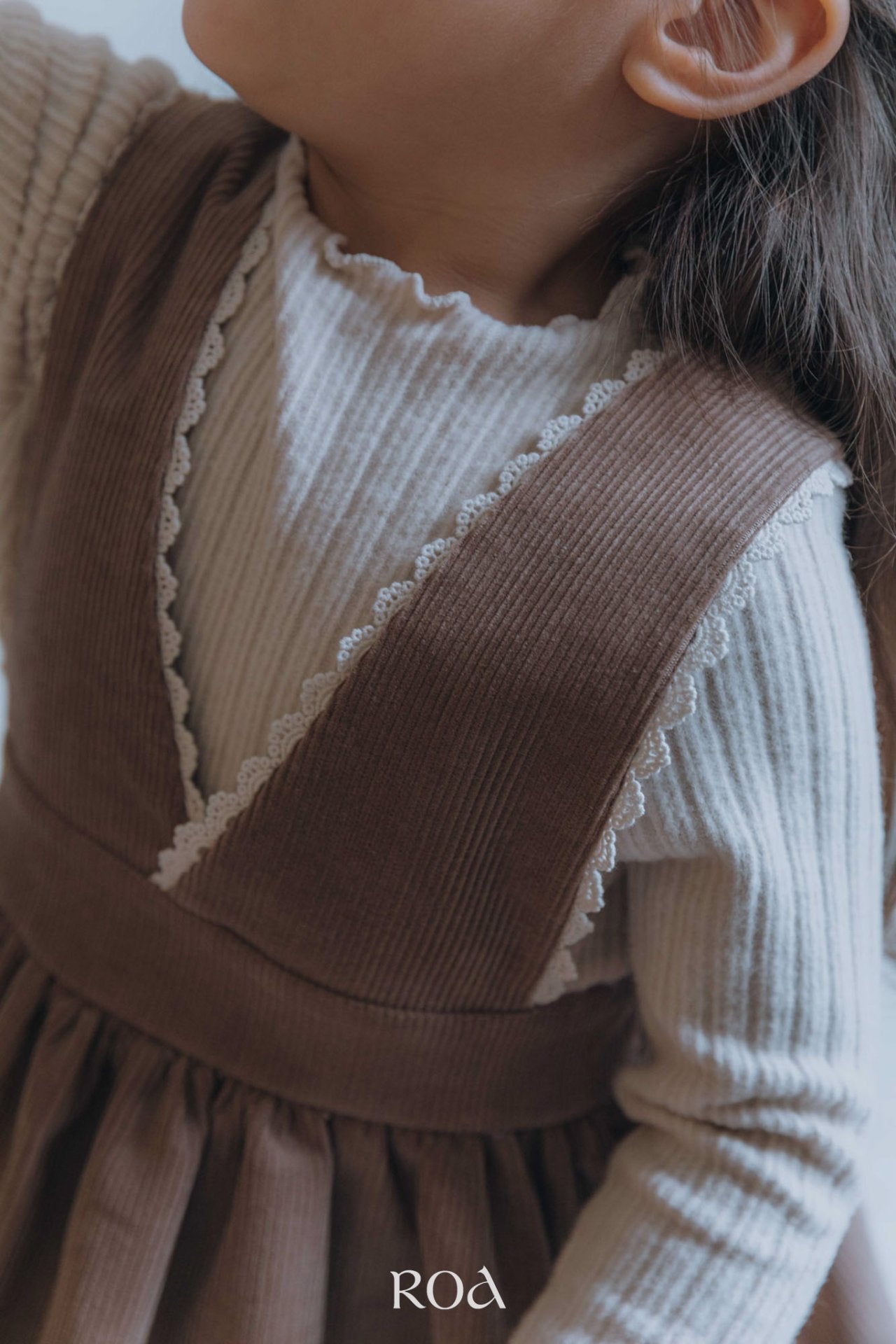 ［ROA］Lace suspender one-piece