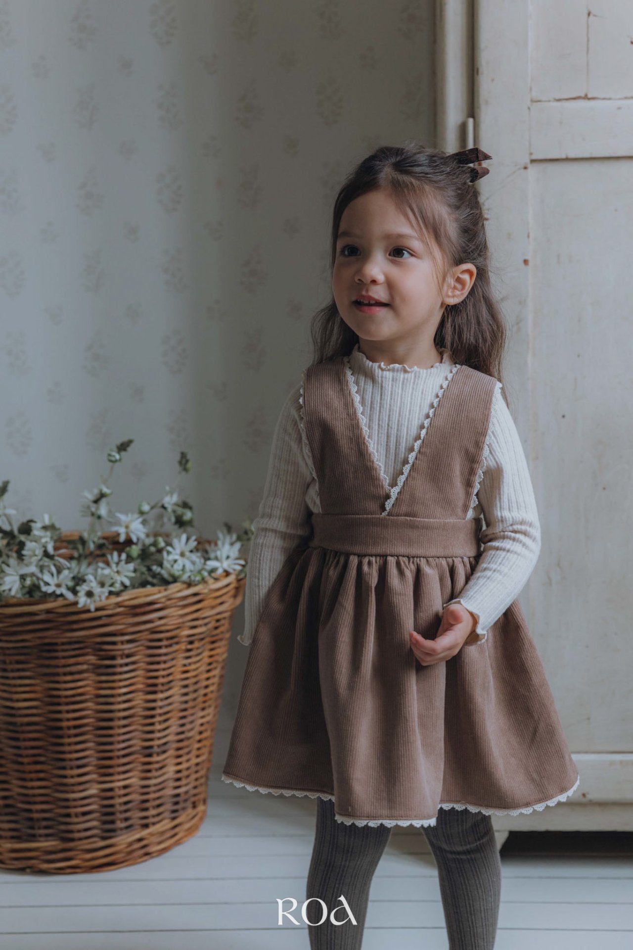 ［ROA］Lace suspender one-piece