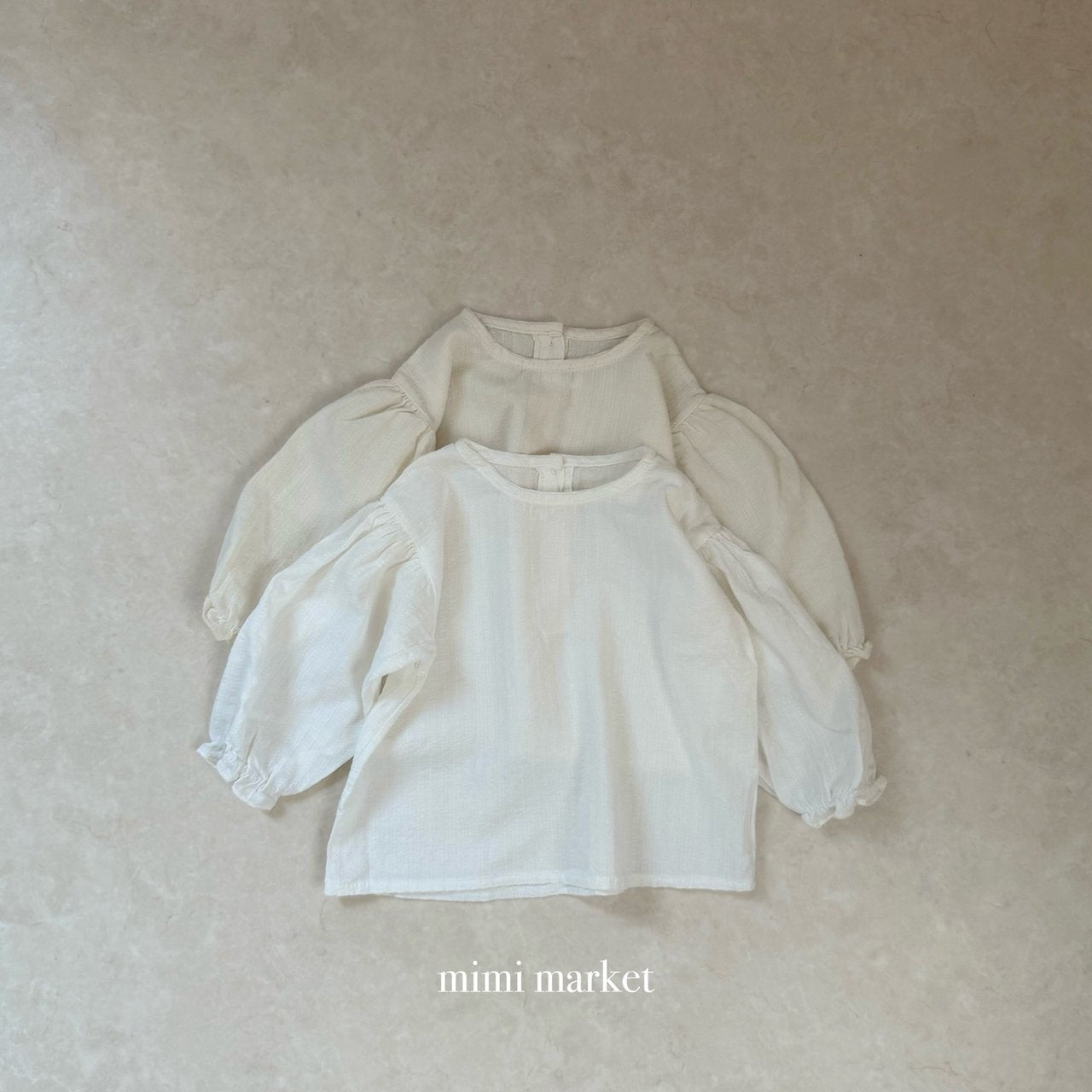 ［mimi market］Round blouse