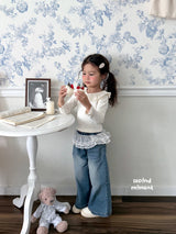 ［second moment］Frill collar rib tops