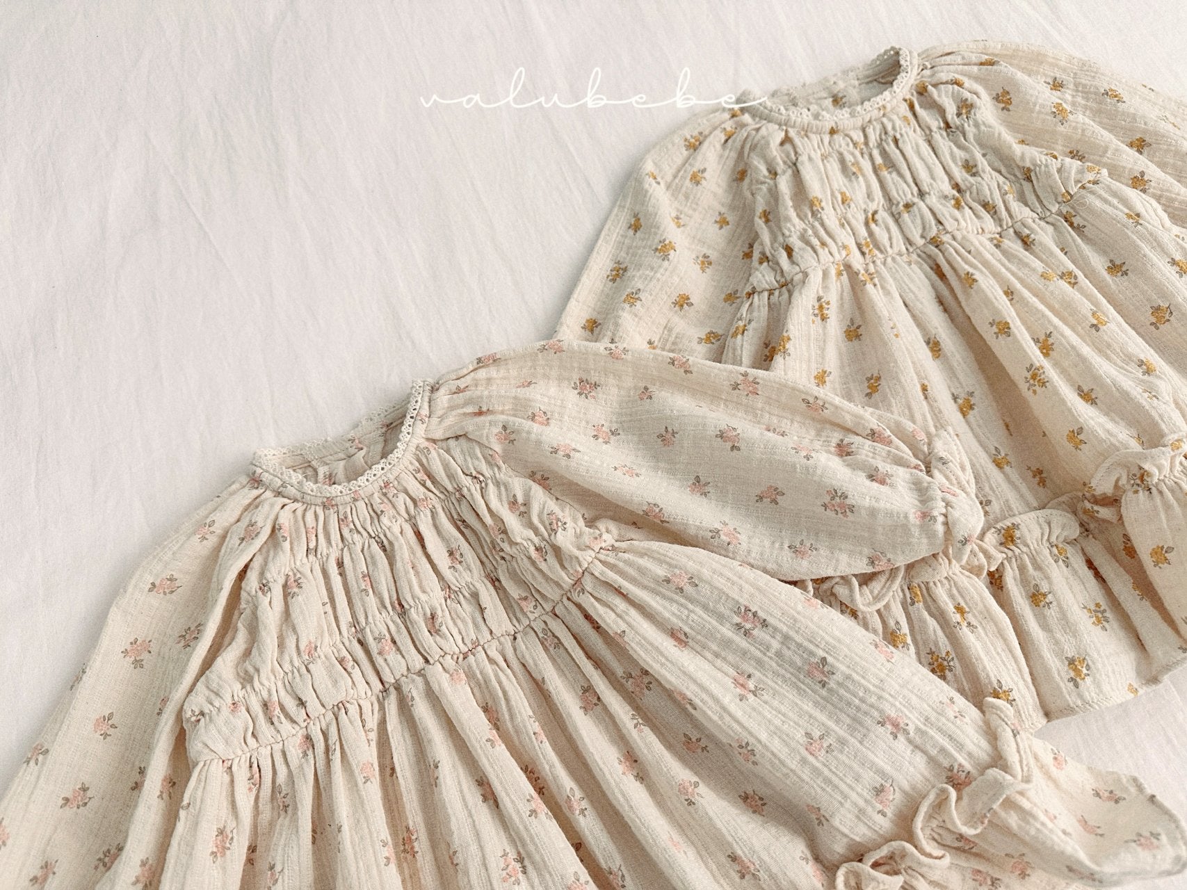 ［valubebe］Saffron flower one-piece (baby)