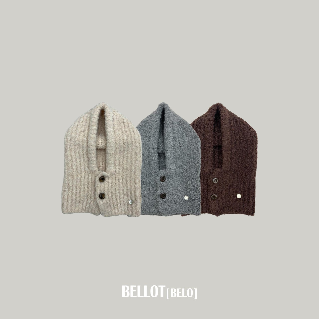 ［BELLOT］Button balaclava