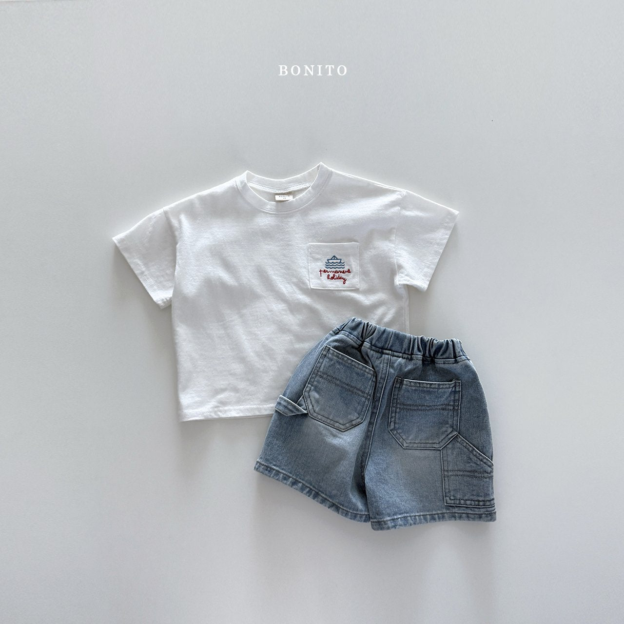 ［Bonito］Sailing vessel pocket tee