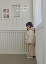 ［La.camel］Candy reversible padding jacket
