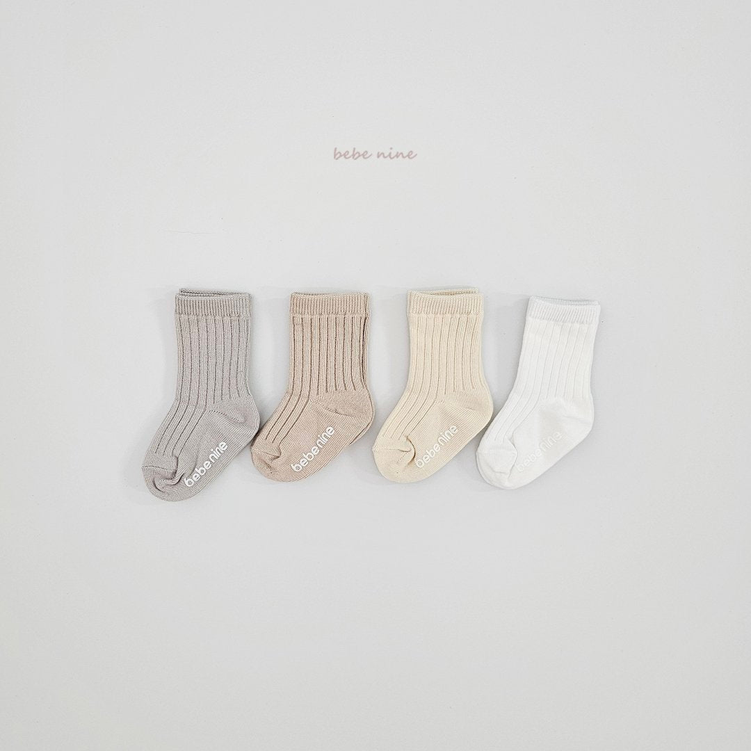 ［bebenine］Butter Knee Socks Set