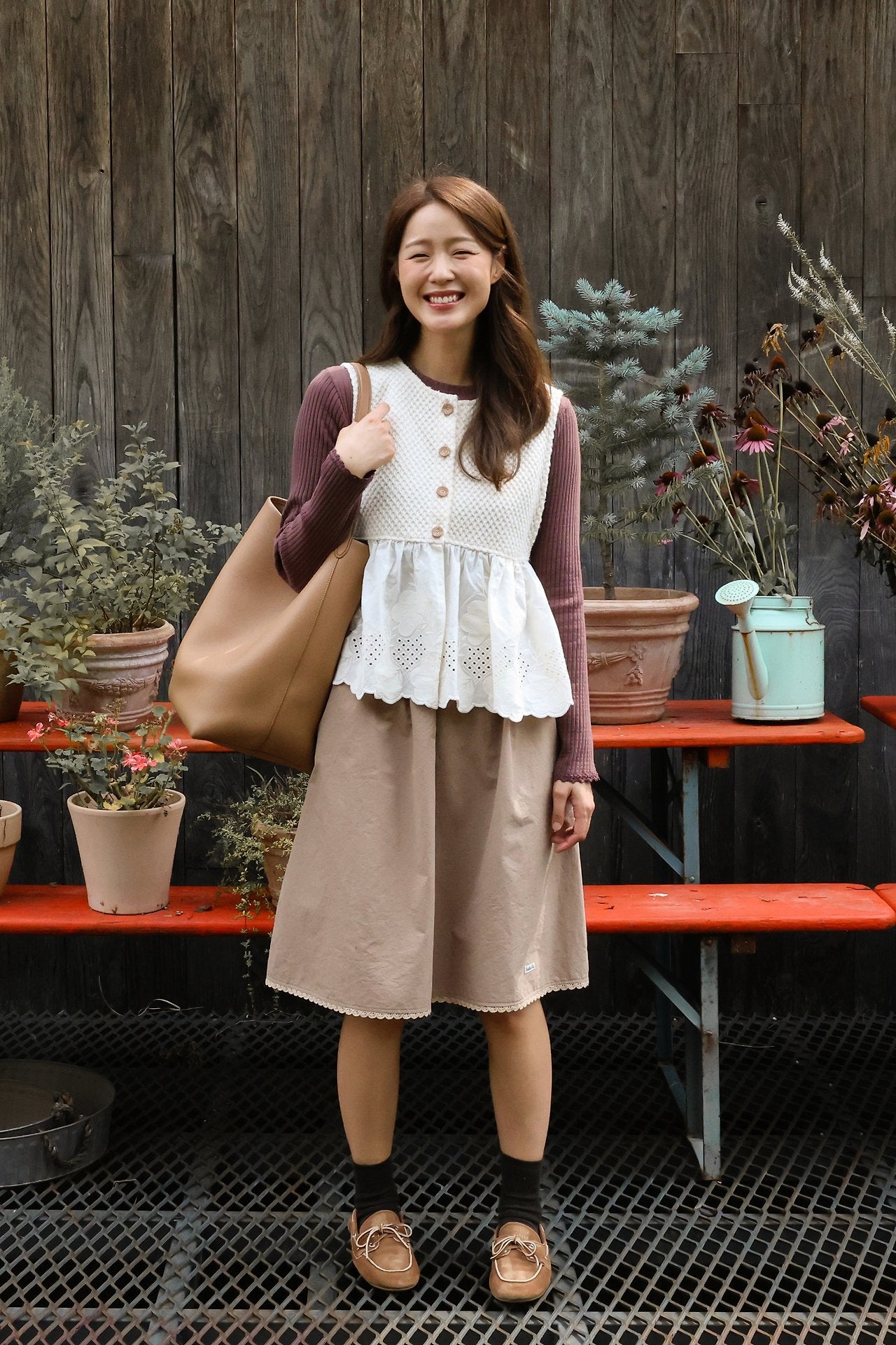 [FLO] Layered lace vest(adult)