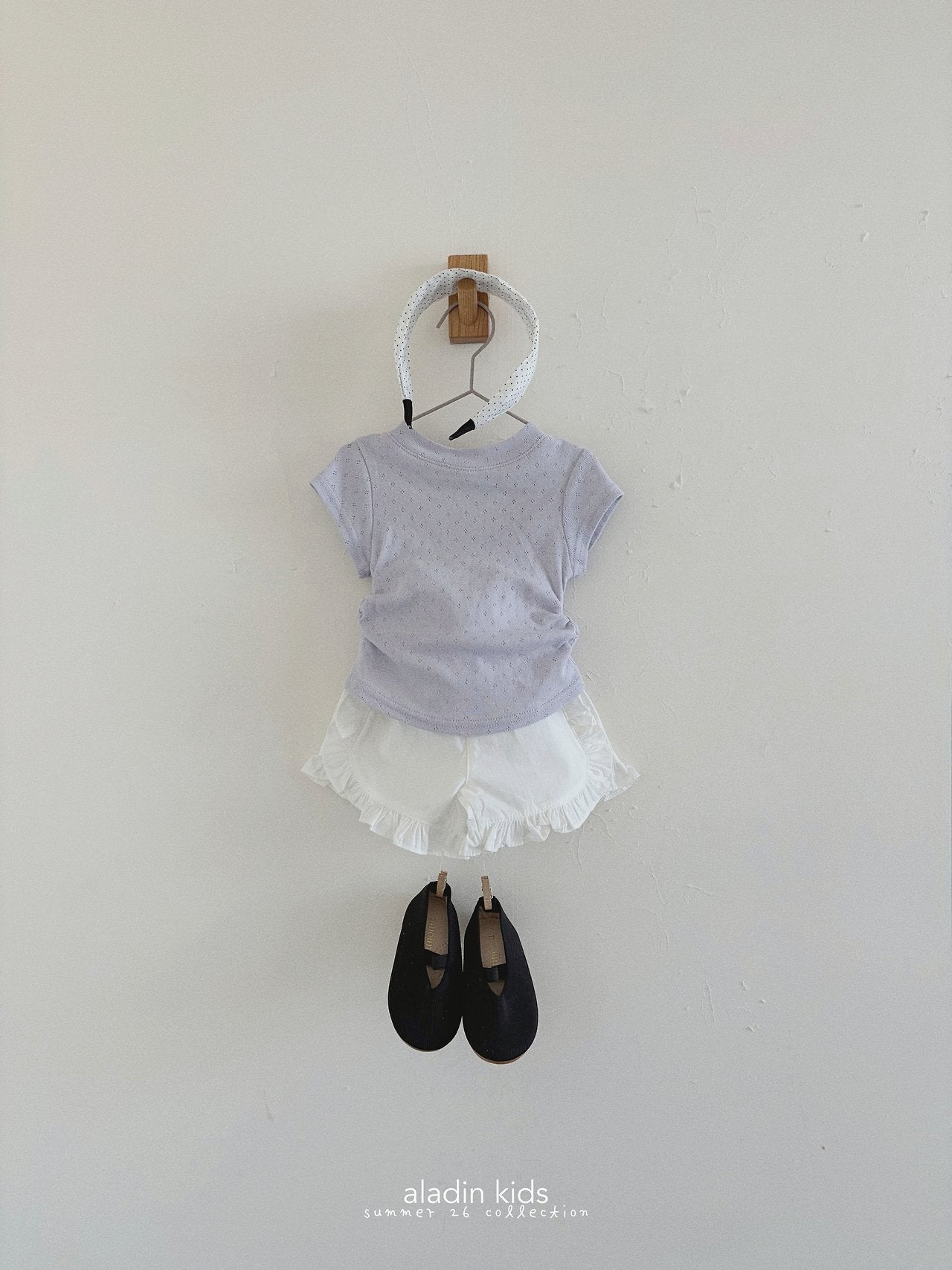 ［aladin］Eyelet shirring tops