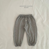 ［Melikey］Button color jogger pants