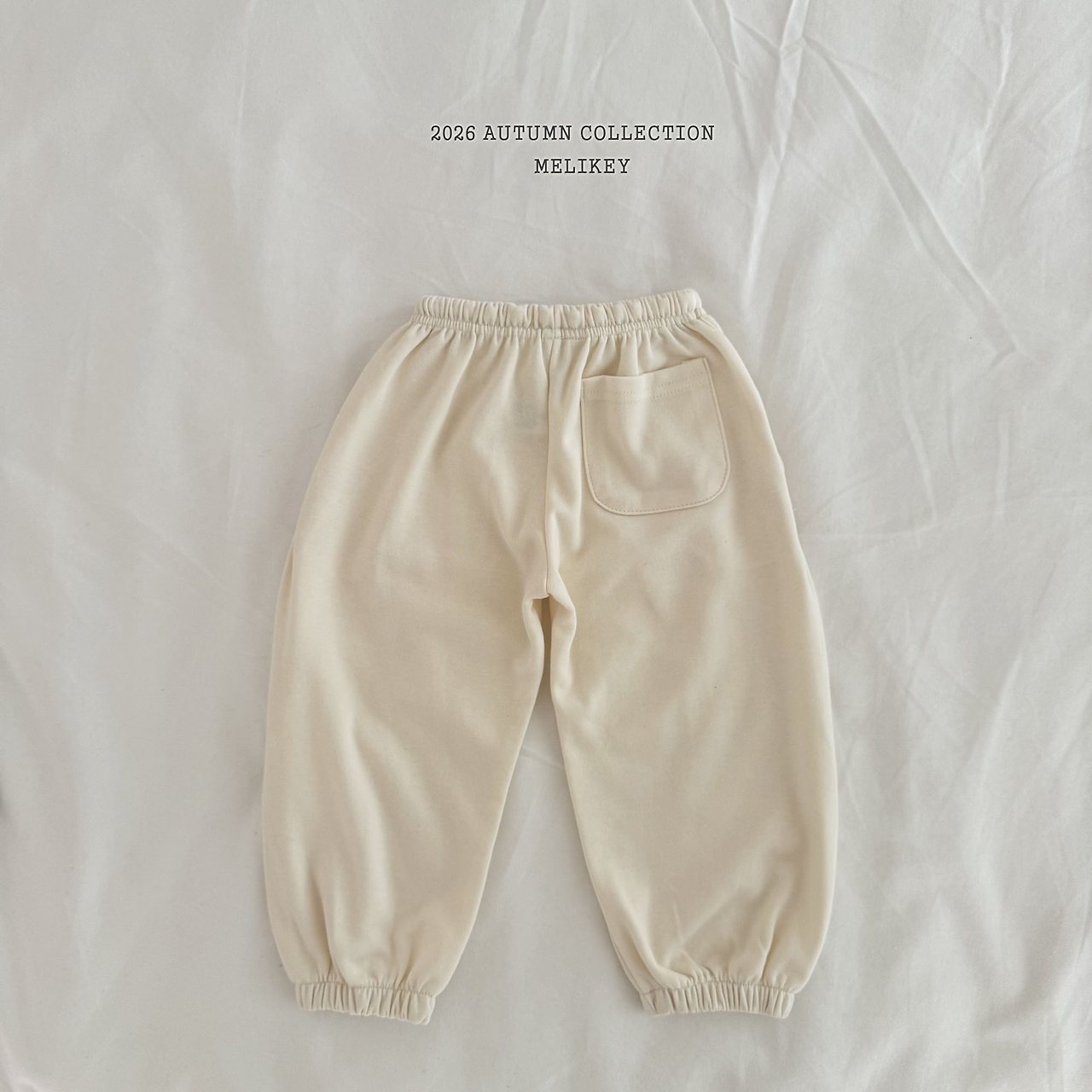 ［Melikey］Button color jogger pants