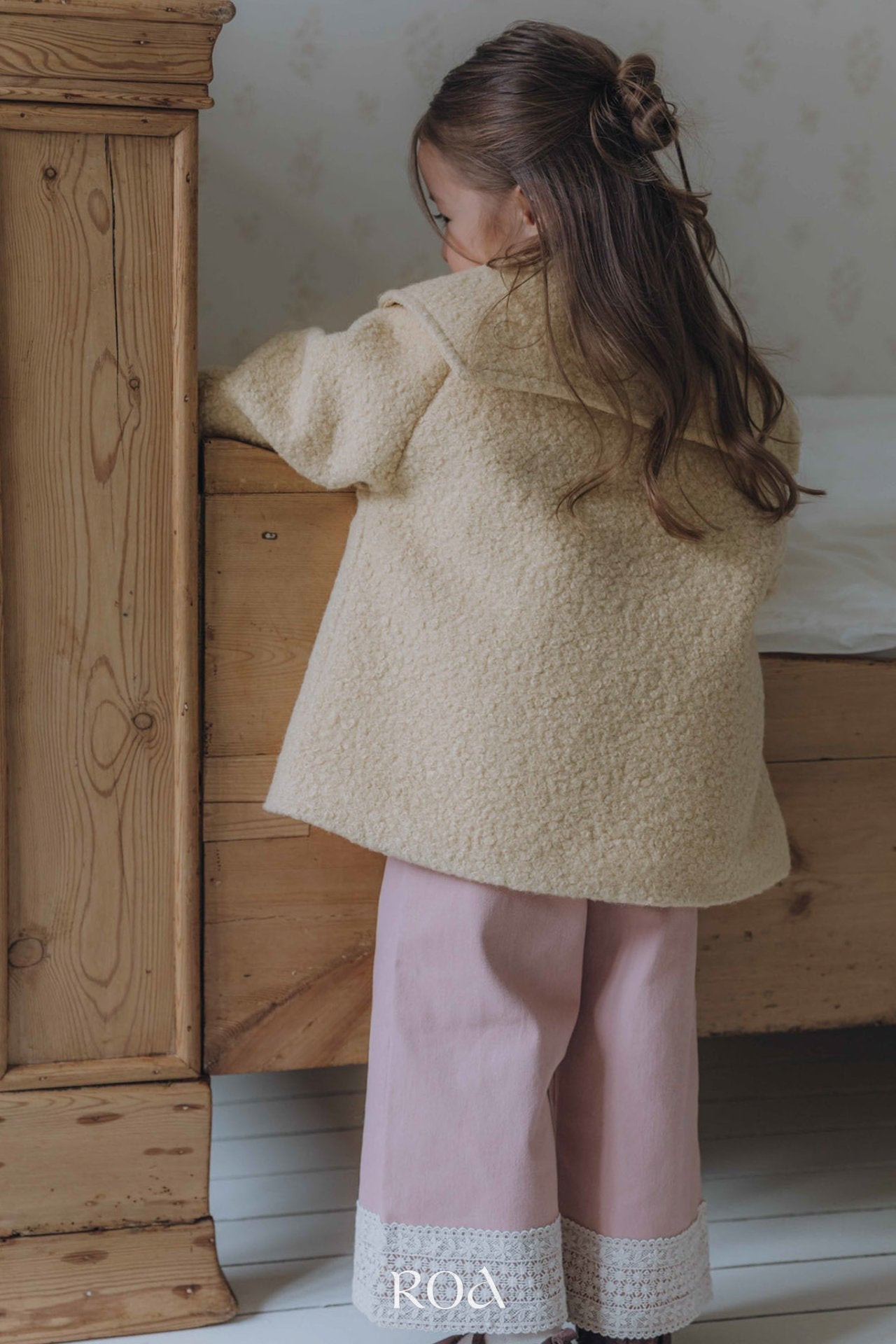 ［ROA］Lace wide pants