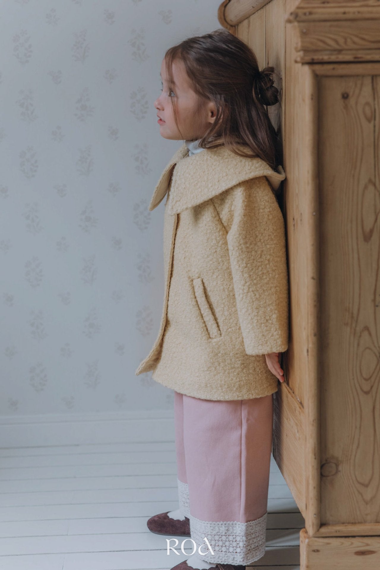 ［ROA］Lace wide pants