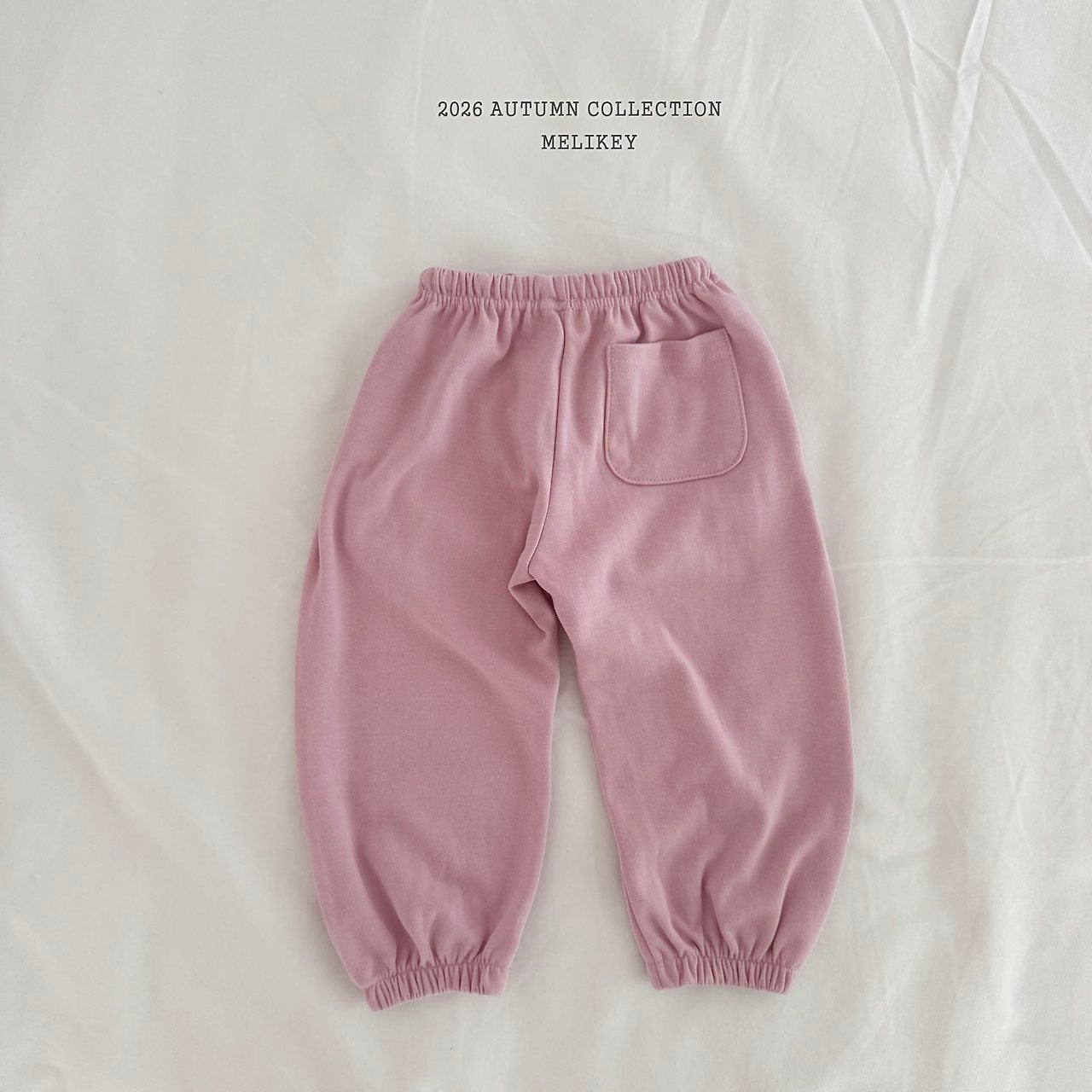 ［Melikey］Button color jogger pants