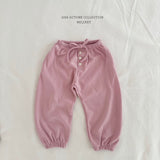 ［Melikey］Button color jogger pants