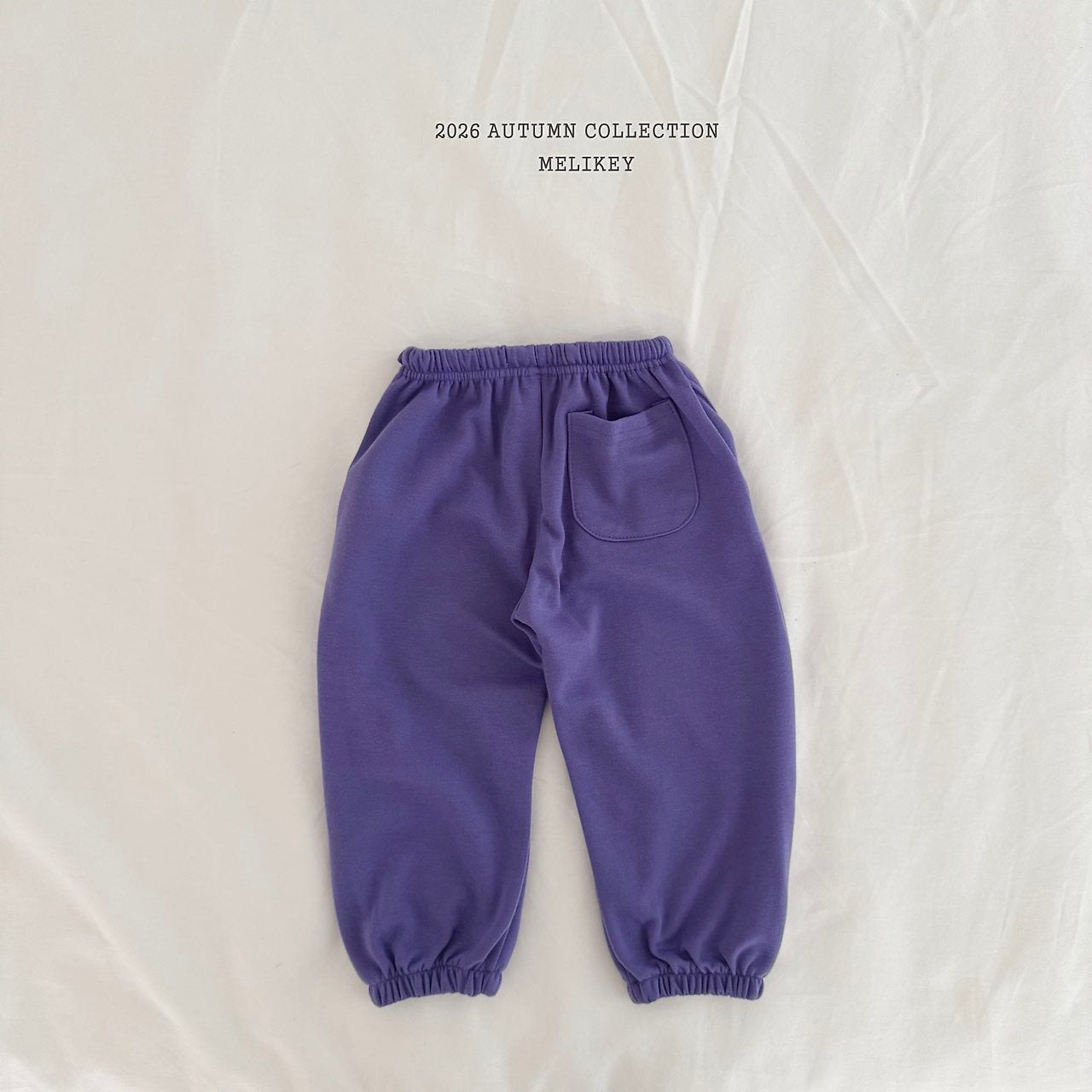 ［Melikey］Button color jogger pants