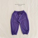 ［Melikey］Button color jogger pants