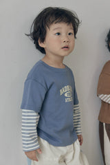 ［The beige］Layered Sleeve Tee