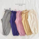 ［Melikey］Button color jogger pants
