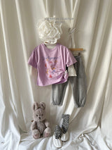 ［Melikey］Button color jogger pants