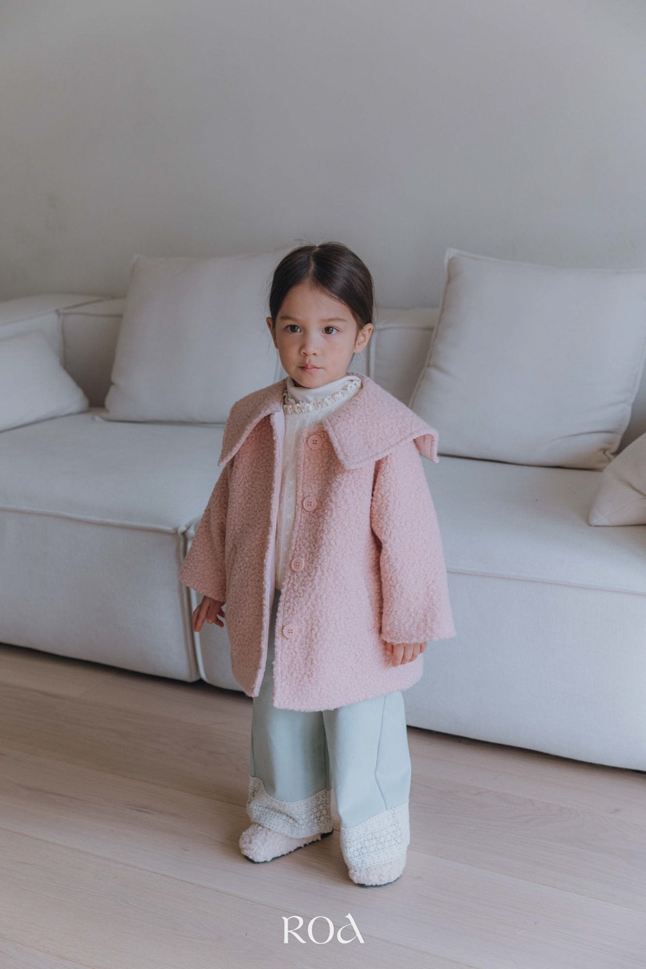 ［ROA］Lace wide pants