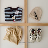 ［Melikey］Button color jogger pants