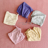 ［Melikey］Button color jogger pants