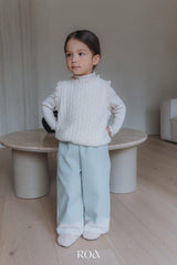 ［ROA］Lace wide pants