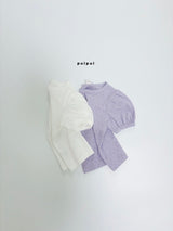 ［puipui］Eve eyelet puff tops