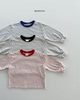 ［Bonito］Stripe contrast tee