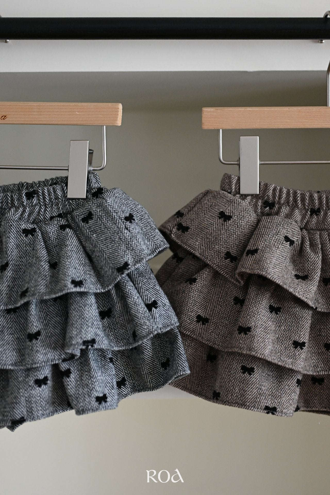 ［ROA］Chloe ribbon cancan pants