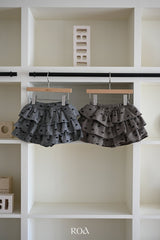 ［ROA］Chloe ribbon cancan pants