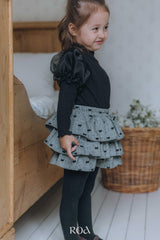 ［ROA］Chloe ribbon cancan pants