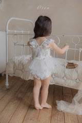 ［OREN］Flora tulle swim wear