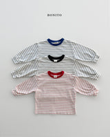 ［Bonito］Stripe contrast tee