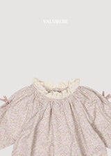 ［valubebe］Flower ribbon rompers