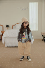 ［Melikey］Button color jogger pants