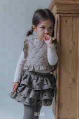 ［ROA］Chloe ribbon cancan pants